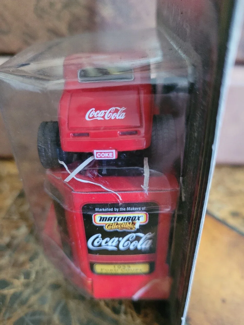 Matchbox Collectibles Coca-Cola 1933 Ford Coupe Toy Car - Red